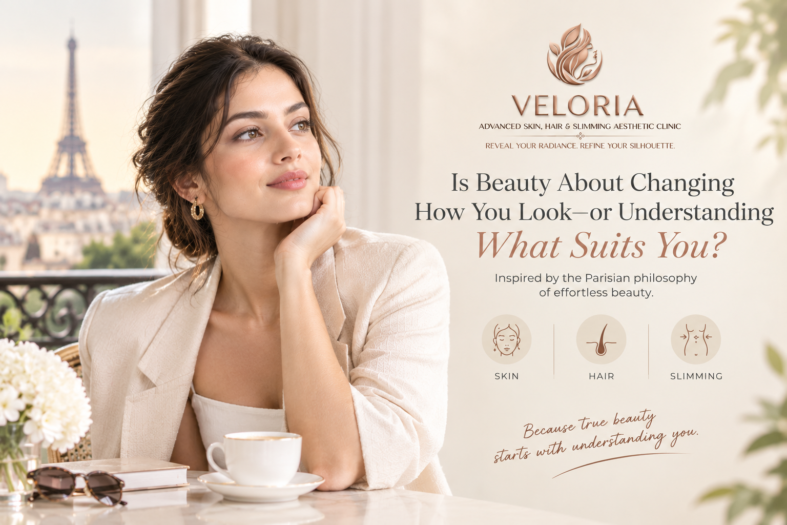 Parisian-inspired beauty and personalised aesthetic care at Veloria Aesthetics